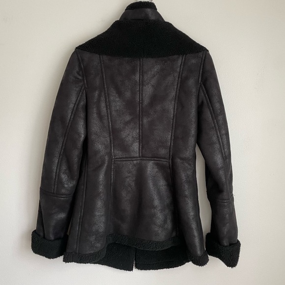 Soia & kyo - Sherpa Lined Jacket in Black - Picture 8 of 11